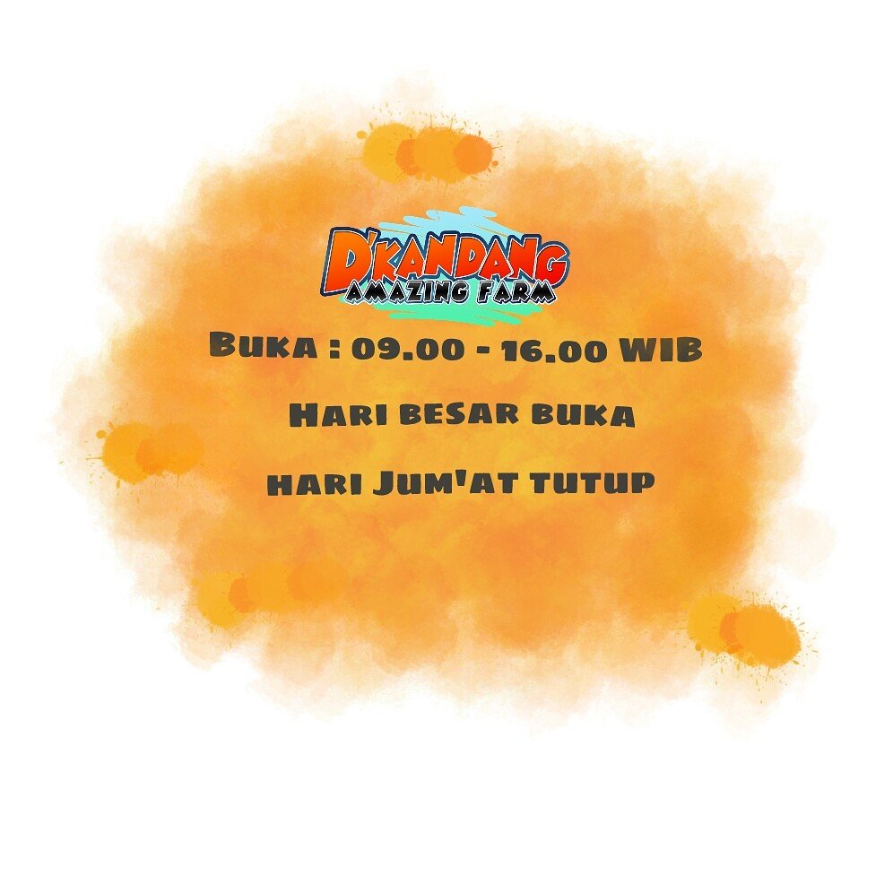 Jam operasional D'Kandang kembali normal ya, Sahabat buka setiap hari kecuali hari jum'at pukul 09.00 - 16.00 WIB.
😉