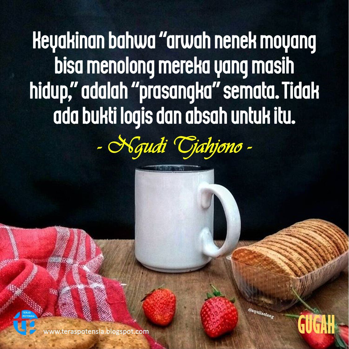 NgudiTjahjono's tweet photo. #Keyakinan bhw “#arwah #nenek #moyang bisa #menolong mereka yg masih #hidup,” adalah “#prasangka” semata. Tdk ada #bukti #logis dan #absah. https://t.co/wYzZHOatl2