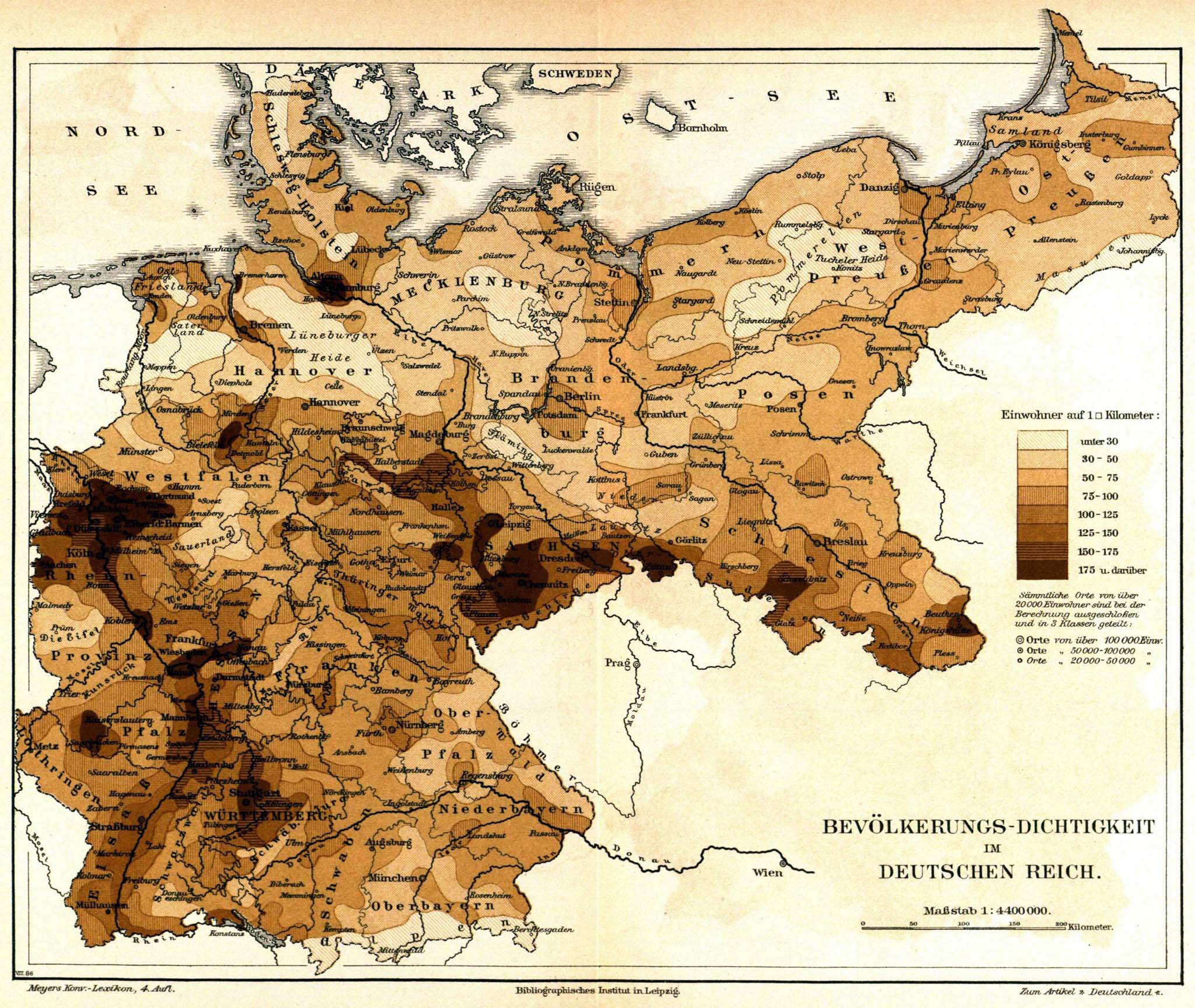 ドイツ地図bot ドイツ帝国の人口密度を表した地図https T Co 7azxdjjrtx Twitter