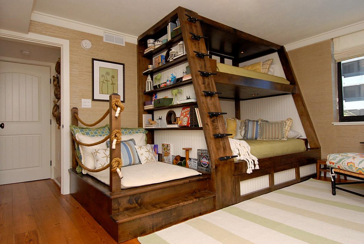 clarkrubberaus's tweet photo. ✂️ 📐🔨 DIY: Bunk beds are great space-savers, you can transform your children’s room using this solution #clarkrubber #DIY #inspiration https://t.co/ZcOw70Z2RU