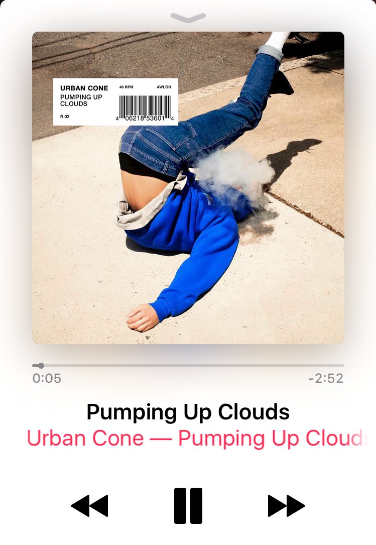 urbanconefans's tweet photo. 🎶 Get the new single "Pumping Up Clouds" on iTunes now! And stream on Apple Music/spotify. ☁️ https://t.co/5irJrNuEHe