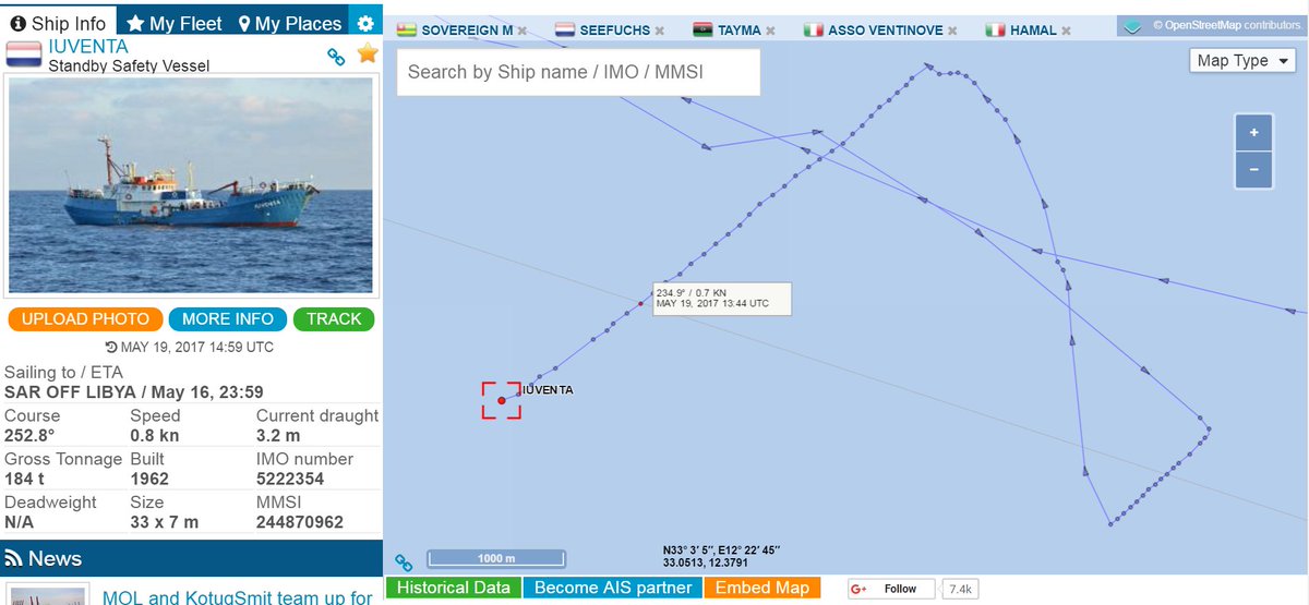 2_teikumi's tweet photo. @GefiraFundation @70s_70sgirl @Worldwidewebb1 @paraicobrien @ArmandVervaeck On May 19th, #Iuventa went into ๐ฑ๐พwaters; these ships took part in SAR (were visible): #SeeFuchs; #PortRussel; ๐ฎ๐นCP302; #SPSCanarias ๐ช๐ธF86 https://t.co/PQGDgt1MWR