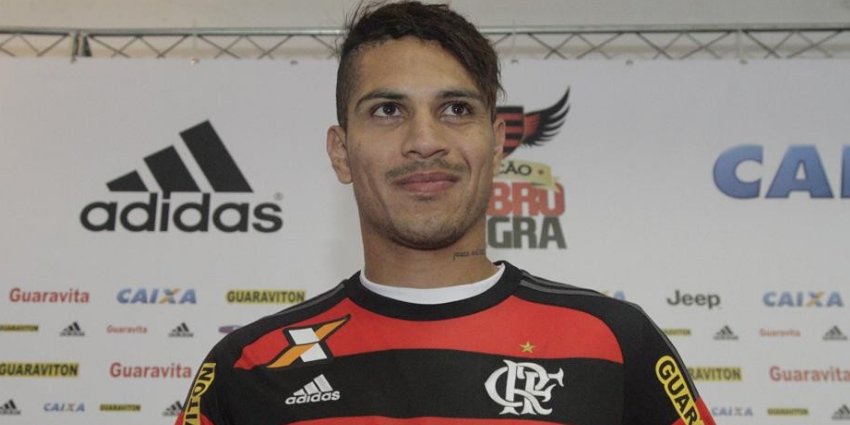 SportsCenterBR's tweet photo. Há dois anos, o peruano mais querido do Brasil chegava ao Flamengo. 

Cada RT é um 'GUERRERO EU TE AMO' ❤️ https://t.co/kChJA4zi9K