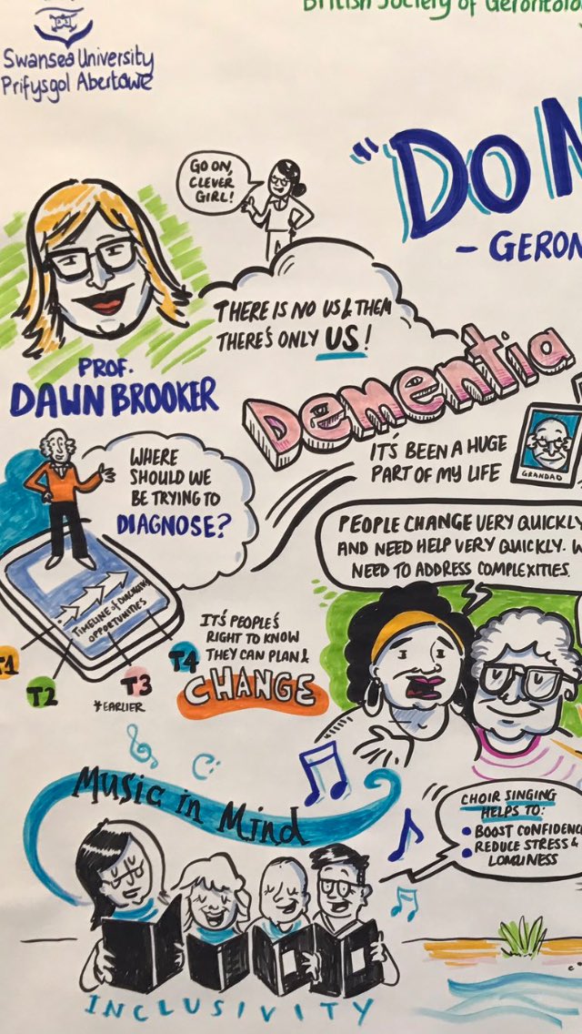 DementiaVoices's tweet photo. 'There is no us &amp; them there's only US' - #brilliant #BSG2017 https://t.co/qbjmU937mX