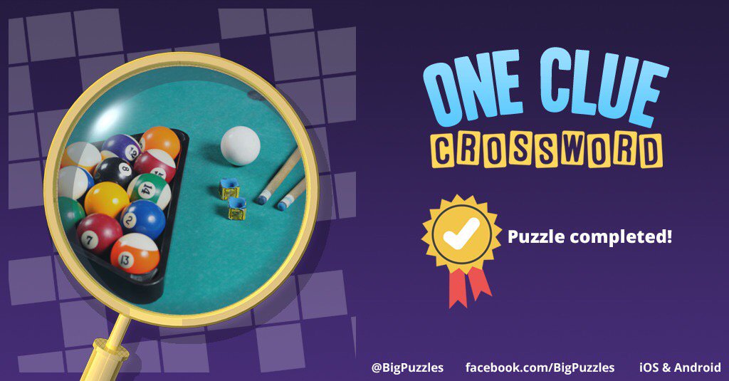 fayebdaniel's tweet image. I completed a puzzle in One Clue Crossword. Play now for free!
onecluecrossword.com #OneClueCrossword