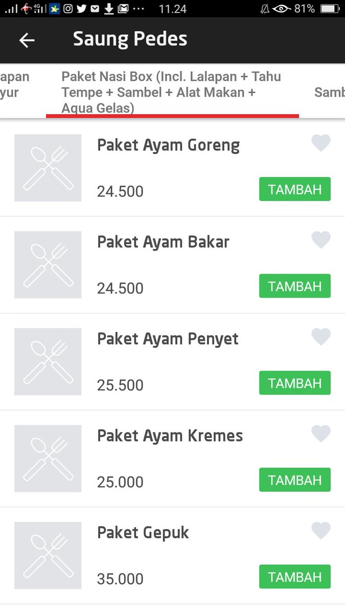 saungpedes's tweet photo. Paket nasi box... Buat acara makan atau silaturahmi.. Mangga diorder via gofood https://t.co/BNHXkXcTDy