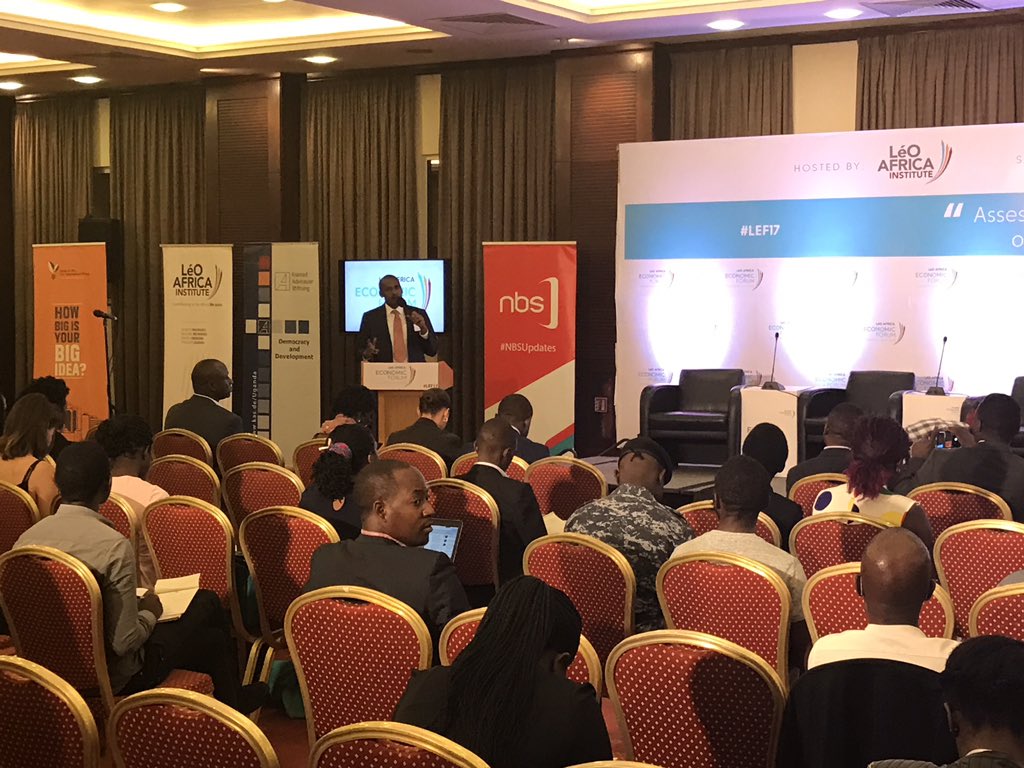 FrankTumwebazek's tweet photo. Hd powerful conversations with innovators  on harnessing the power of Tech. at  @LeoAfricaInst forum this mrng. Thx @ivanbfa &amp;team   #LEF17 https://t.co/SzbQ0UM9YY