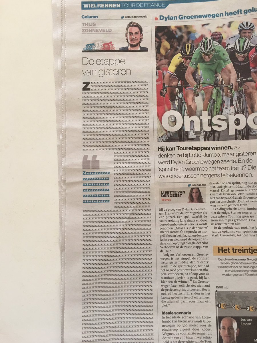 e_Choppers's tweet image. Briljante column van @thijszonneveld