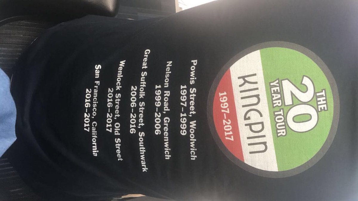 Rachaeldenmanxo's tweet image. Start of the @KingpinComms 20th #Birthday tour #techmar 🎂🥂🎉