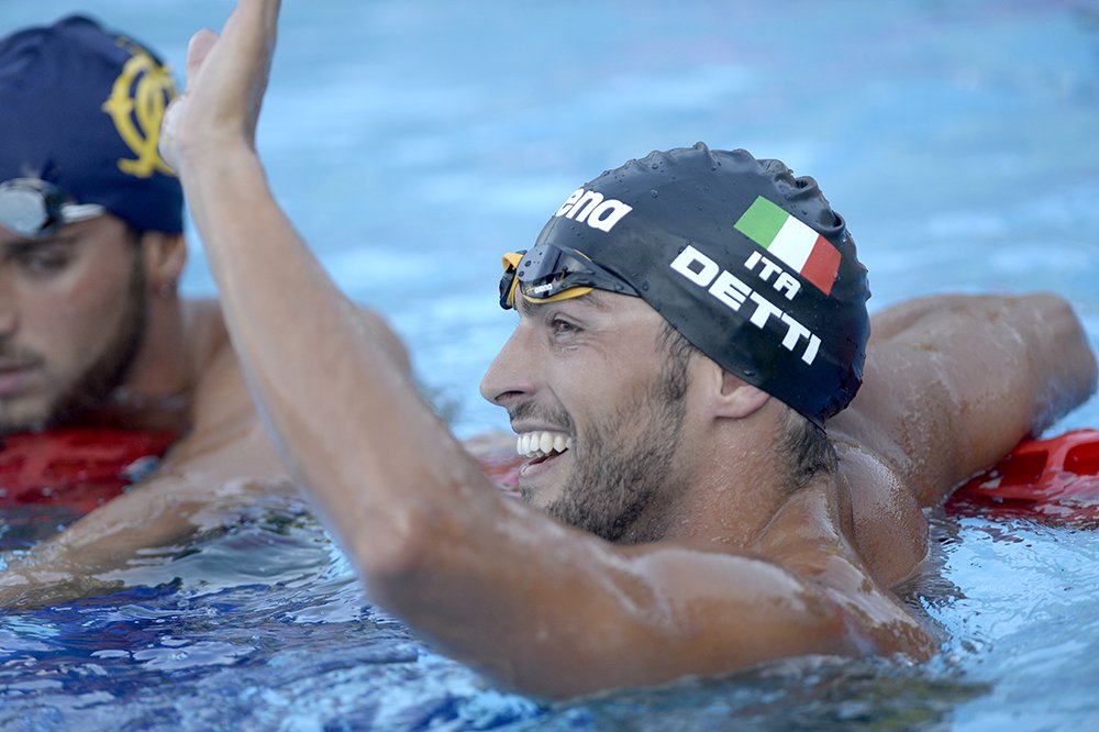 SwimmingCup's tweet photo. AspriaSwimmingCup2017 #TrfeoBPM Complimenti @GDetti 1° classificato #200stilelibero photocredits #MassimoPinca @Aspria_IT @BancoBPMSpa https://t.co/UegAWo55MN