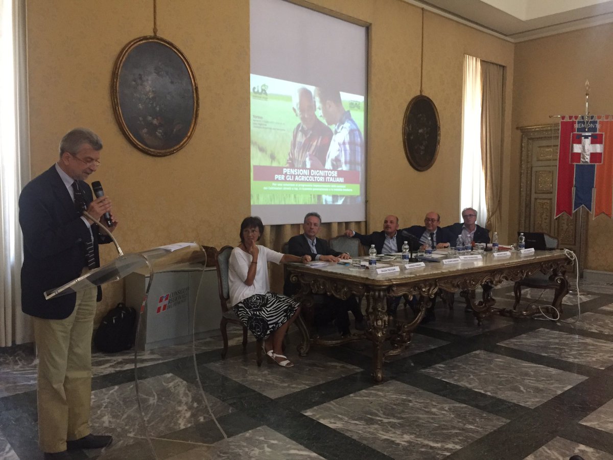 "#Pensioni dignitose per gli #agricoltori italiani" con <a href="/Cesare_Damiano/">Cesare Damiano</a> <a href="/GiorgioFerrero2/">Giorgio Ferrero</a>  <a href="/INPS_it/">INPS</a> <a href="/Cia_Agricoltura/">Cia-Agricoltori Italiani</a> <a href="/InacPiemonte/">Inac Piemonte</a>