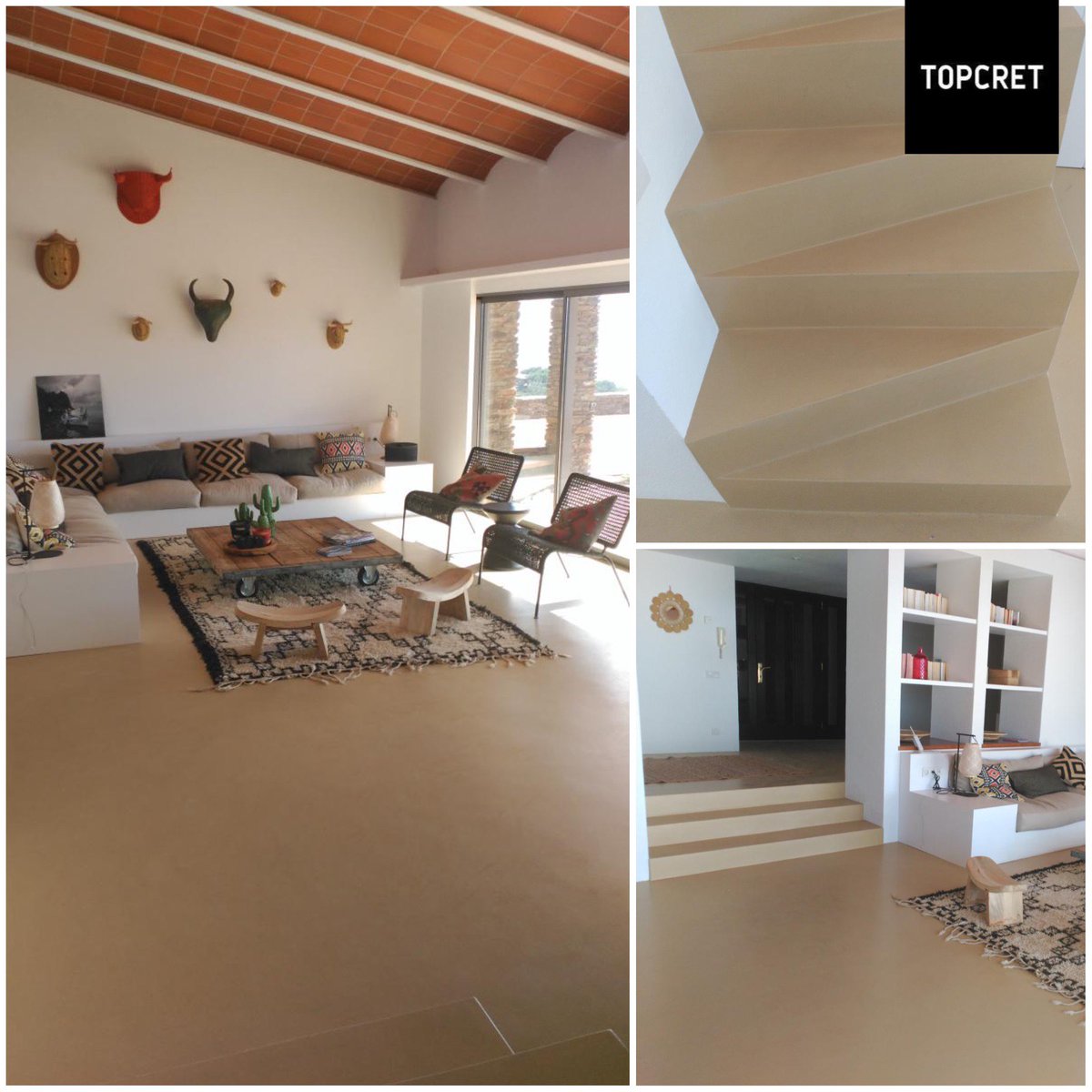 Spectacular Project in Cadaqués (Spain) with #Baxab coating colour 👌 sabbia | Architect: "JCMitjans" bit.ly/T-Baxab