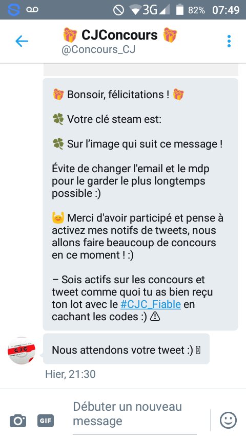 SkypeMC's tweet photo. Merci a @Concours_CJ #CJC_fiable https://t.co/LngF61OzC7