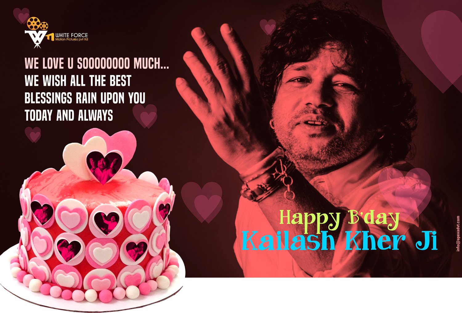 Today on Kailash Kher 43rd birthday
Happy Birthday!!!   