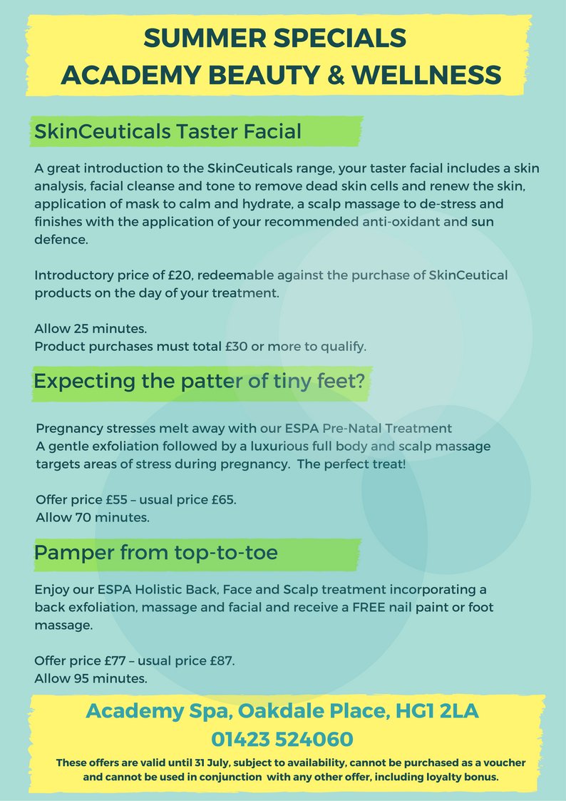 valueyourhealth's tweet photo. Academy Spa - everyone deserves a treat! #pampering #pregnancy https://t.co/Smu6ELFAgE