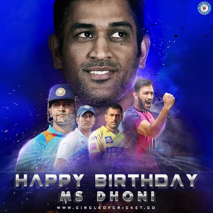 Happy Birthday mahi sir lv u soo much Singh Dhoni    