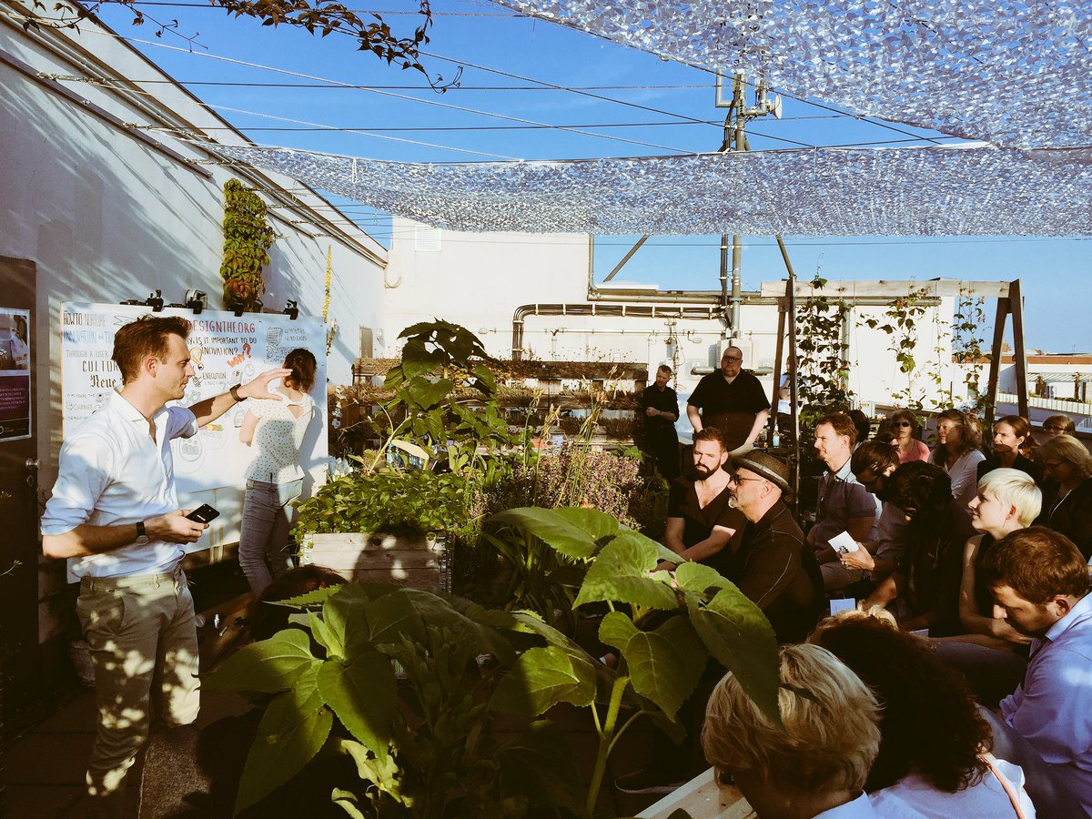 gbrkhlm's tweet photo. Had a very inspiring talk from @roquerrr of @NZZ at the rooftop episode of our #DesignTheOrg meetups https://t.co/Bou4isFS8B