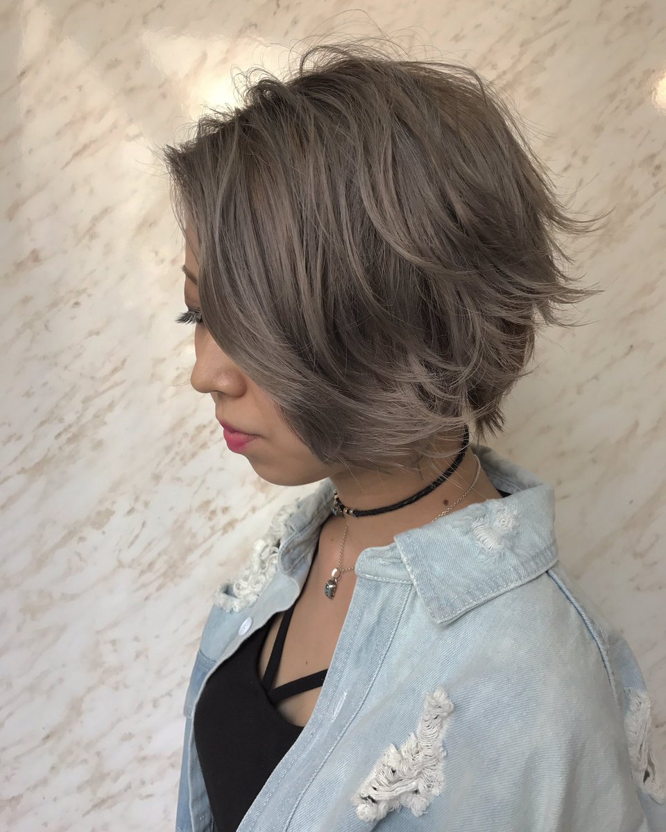 Zero בטוויטר パープル ベージュ Shibuya Hairsalon Zero