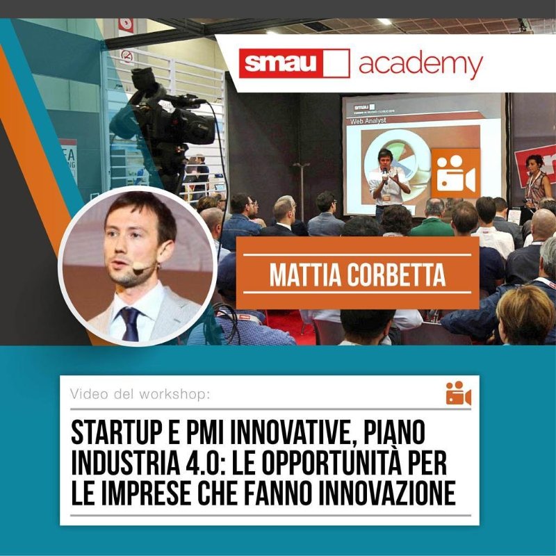 #SmauAcademy: una guida per capire le opportunità offerte da #Industria40 (e non solo) a #startup e imprese: smauacademy.it/play/startup-e…