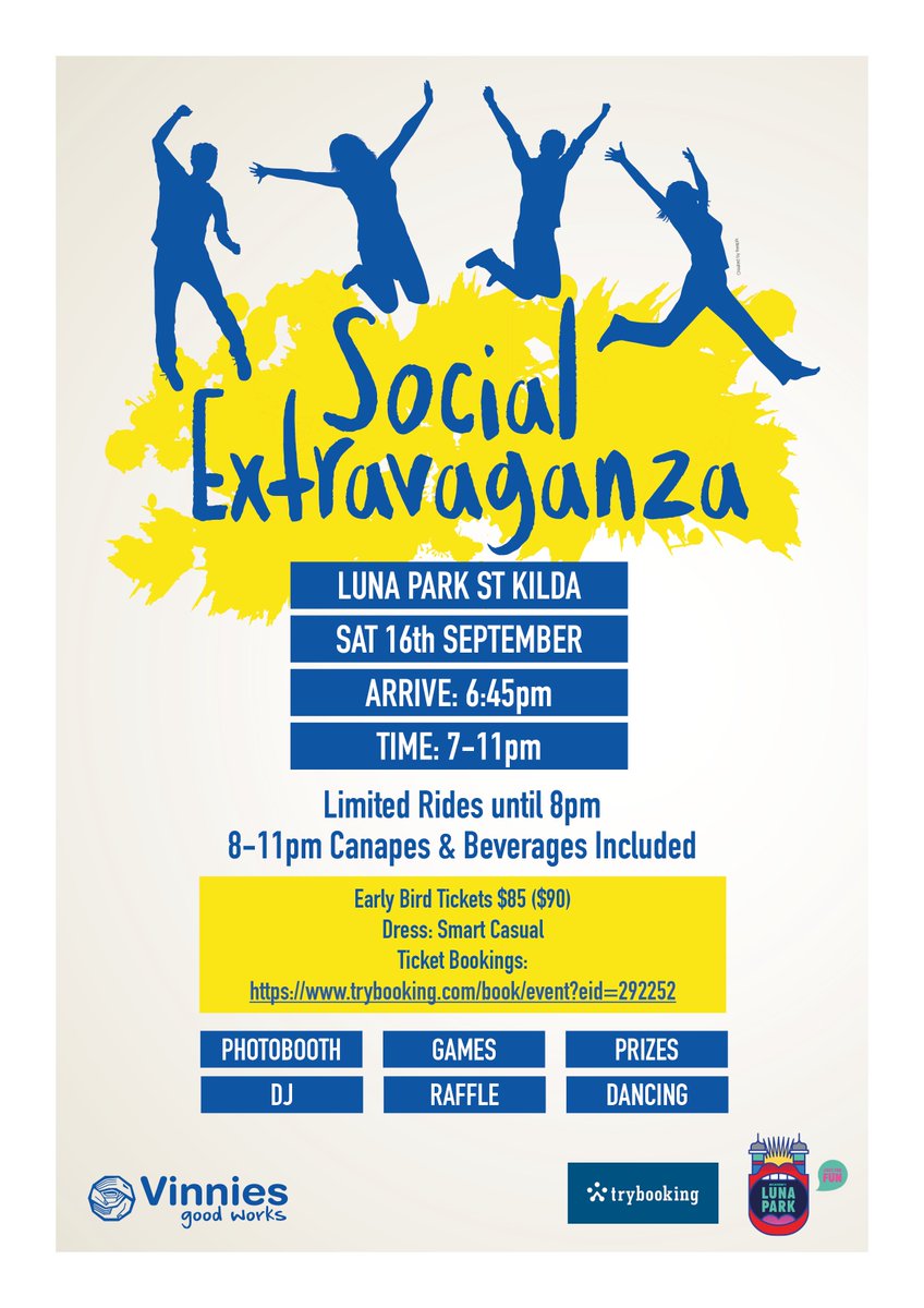 doxa_org's tweet photo. Our friends at @VinniesVictoria are having a big ‘Social Extravaganza’ to celebrate young people and education! Hope to see you there! https://t.co/1el7UtxAmE