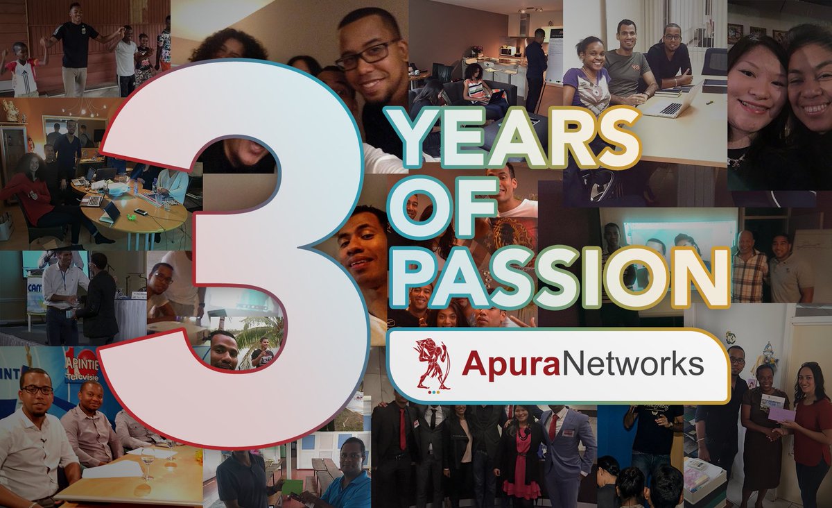Vandaag bestaat #apuranetworks 3 jaar! Samen werken maken we dromen waar voor #suriname en #diaspora Dream it, do it #unite4su