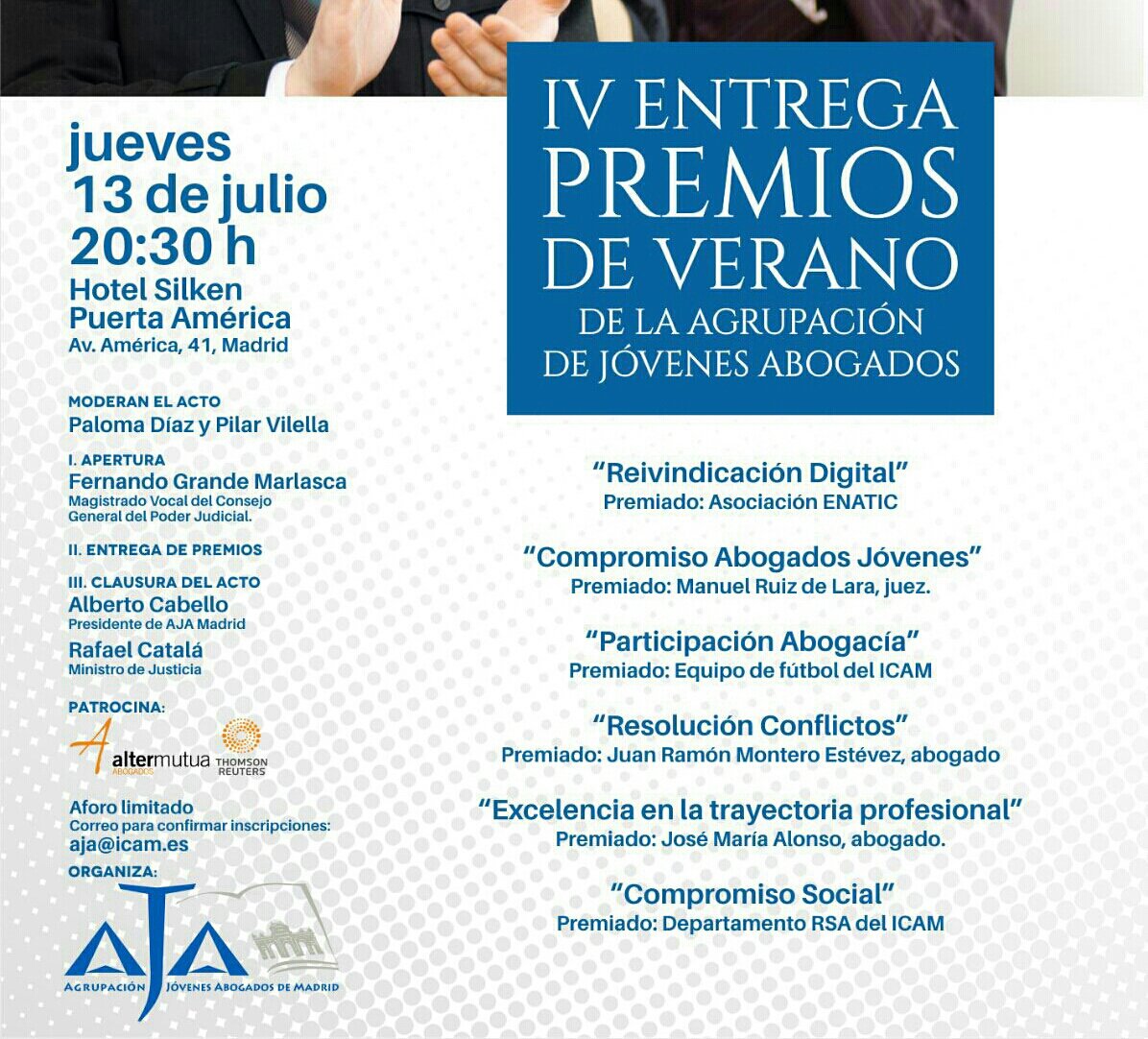 "IV Encuentro de Verano de la Abogacía Joven Madrileña". Aforo abierto vía aja@icam.es 😉 jueves 13 de julio 20:30h m.facebook.com/story.php?stor…