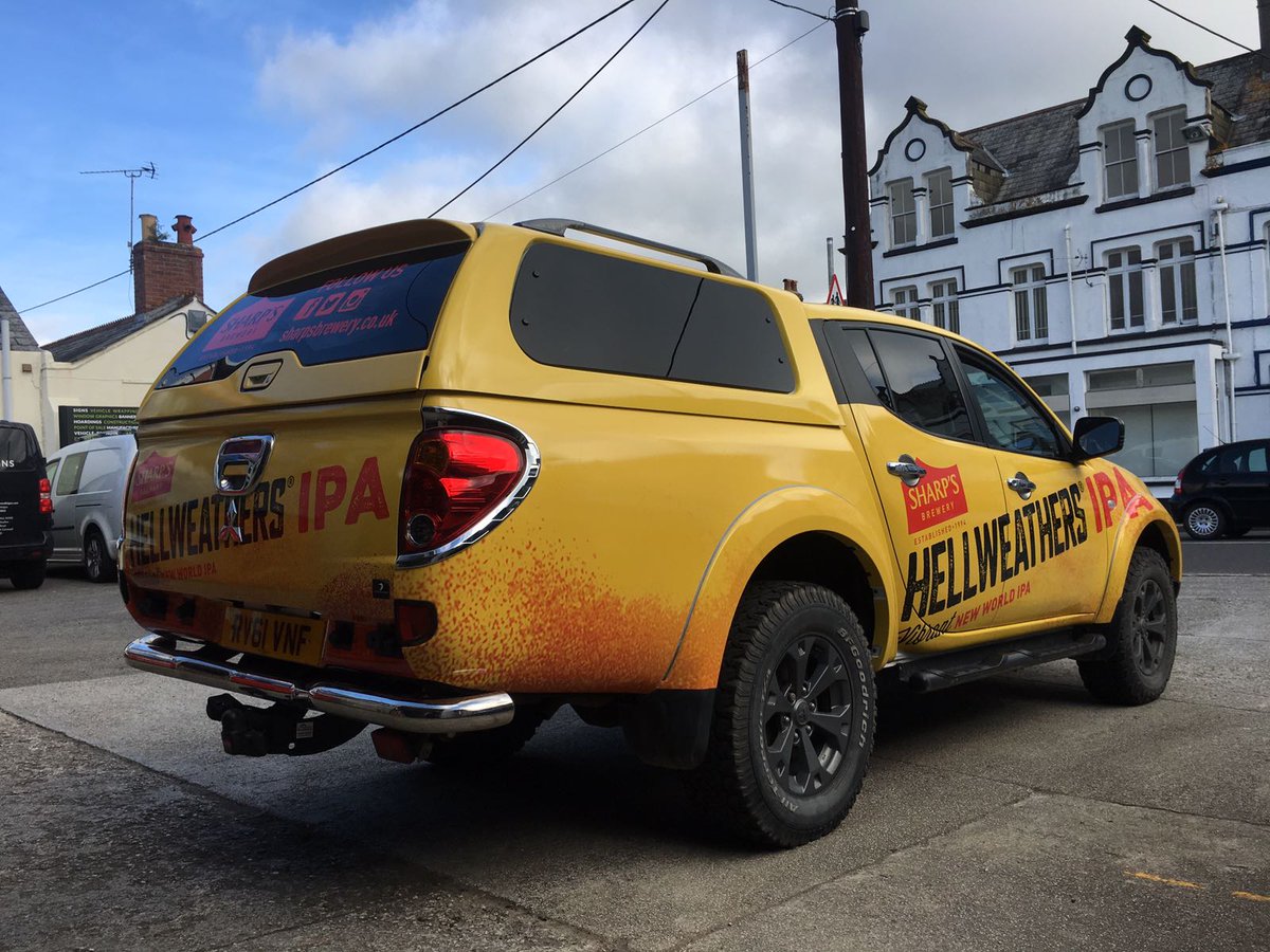 CornwallSigns's tweet photo. Magnificent. This stunning @SharpsBrewery #vehiclewrap hits the road. https://t.co/6Hu56O1RGd