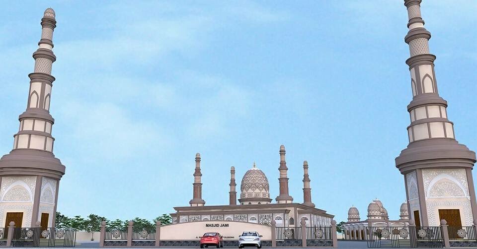 bib_abdallah's tweet photo. Replika masjid nurul musthofa habib hasan ja'far assegaf https://t.co/OHQubXhvI8