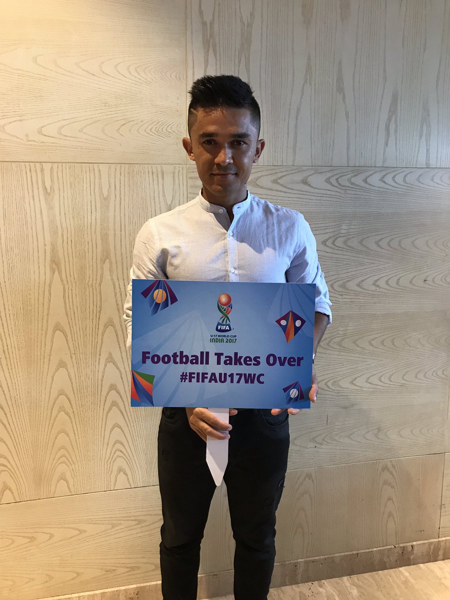 IndianFootball's tweet image. Chhetri: Playing the #FIFAU17WC is great but it's just the starting point. We have to build on it.