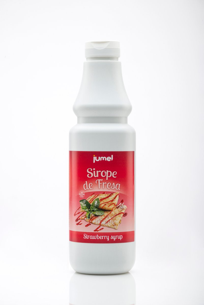 Nuestra nueva gama de siropes en formato de 1kg para HORECA. Los más sabrosos del mercado! Nuestra fresa, con fresa natural!!!