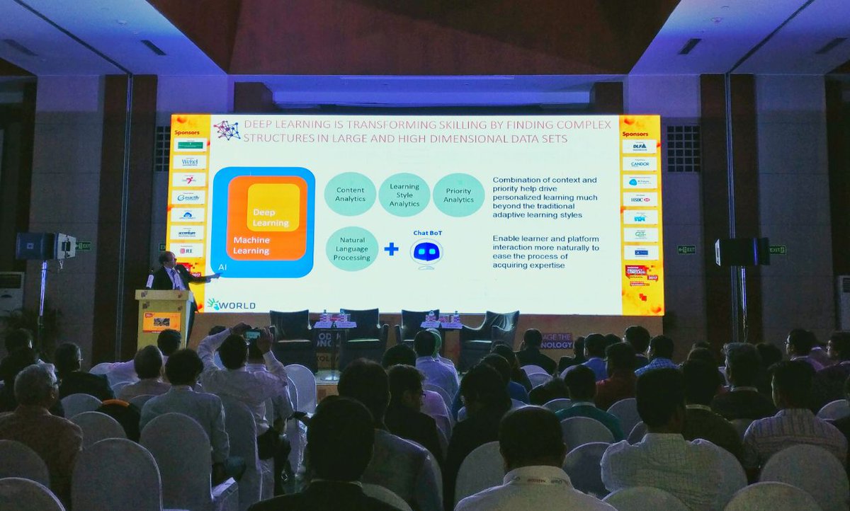 appseconnect's tweet photo. Ganesh Natrajan is speaking at @NPCKol on use of #Digital #Technology and #AI. #NPCKolkata https://t.co/FgBrVbhp4G