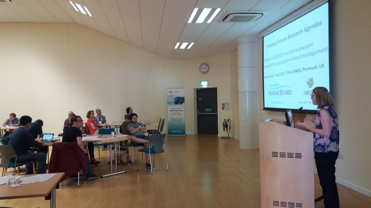 EMarineBoard's tweet image. Post #AMEMR2017 experts in full discussion @ EMB workshop E2E #marine #ecosystemmodelling.Thanks @PlymouthMarine for hosting!
