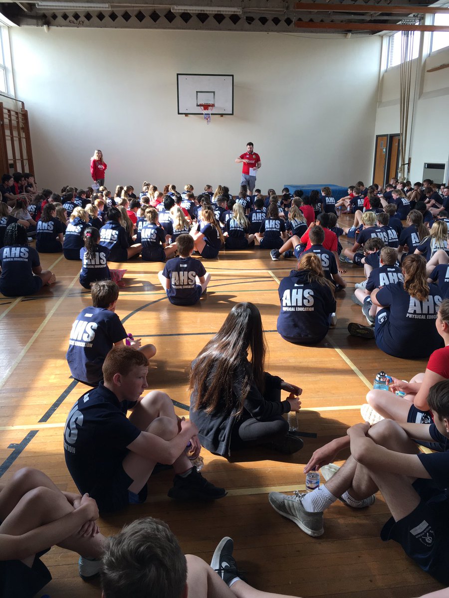 AHS_Year11's tweet photo. Ouse motivational speech from house leaders! @AHSYork https://t.co/n7MLQgNdbD