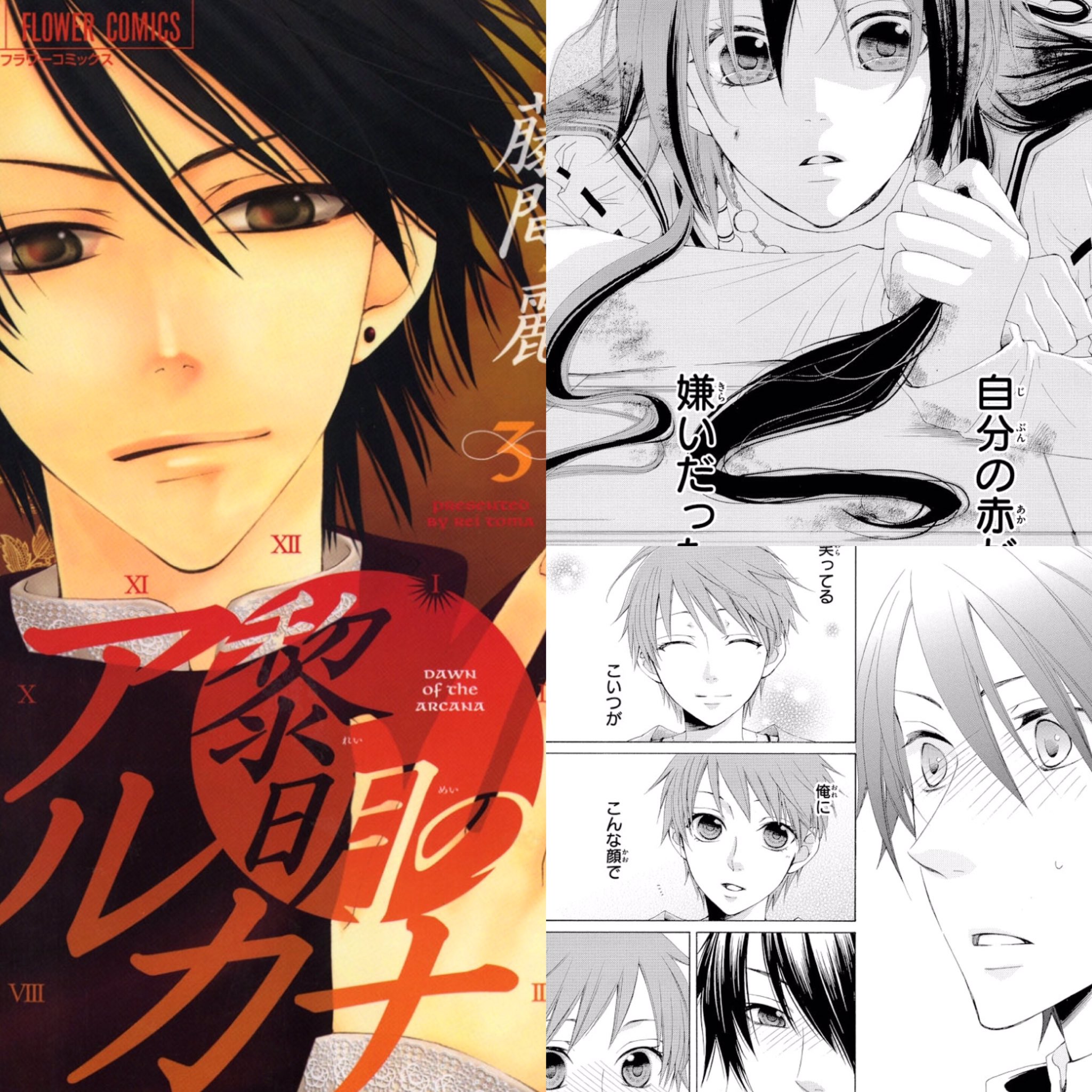 ユイカ 大好き大好きな 黎明のアルカナ Line漫画で3巻まで無料で見れる 2 3回全巻読みまわしてるけど飽きない 本当に考えさせられる マンガワンもあとちょいで最終話なんやけどtwitterでまた語る V 黎明のアルカナ 藤間麗 少女漫画好きと