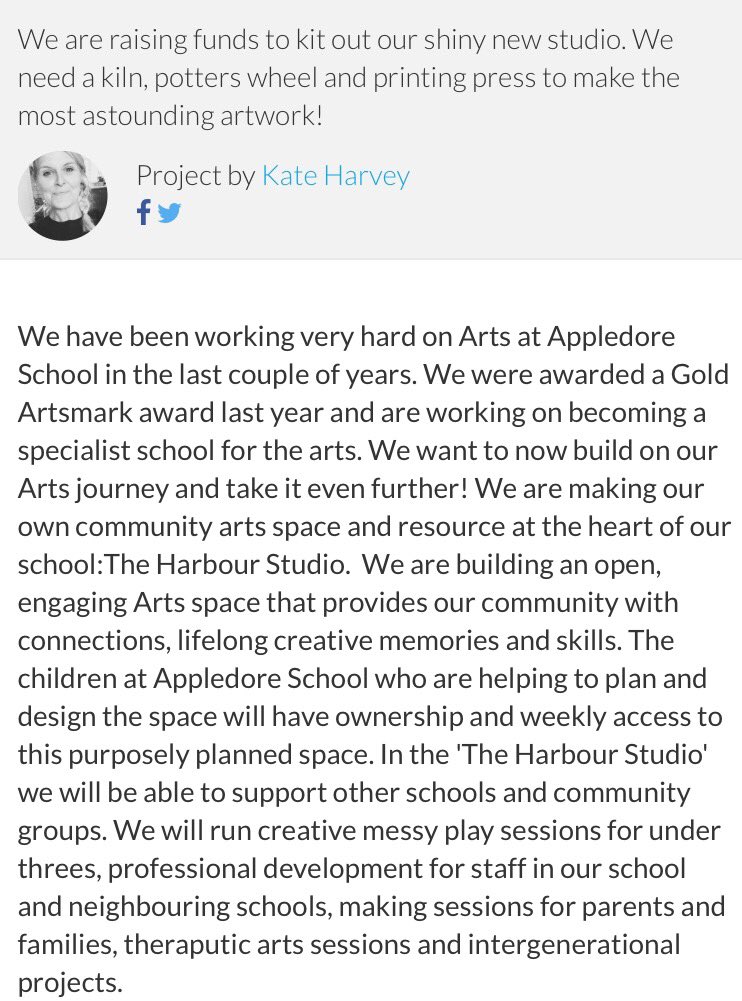 ArtsAtAppledore's tweet photo. #pleasesupport our new #communityartsproject we are #raisingfunds to buy #artequipment #crowdfunding #pleasepledge from 3 pm today.. https://t.co/yFpR4d7Ik6