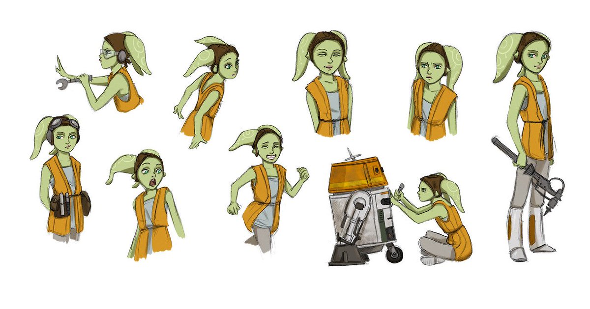 Clone And Rebel Transmission On Twitter Fan Art Of A Young Hera 