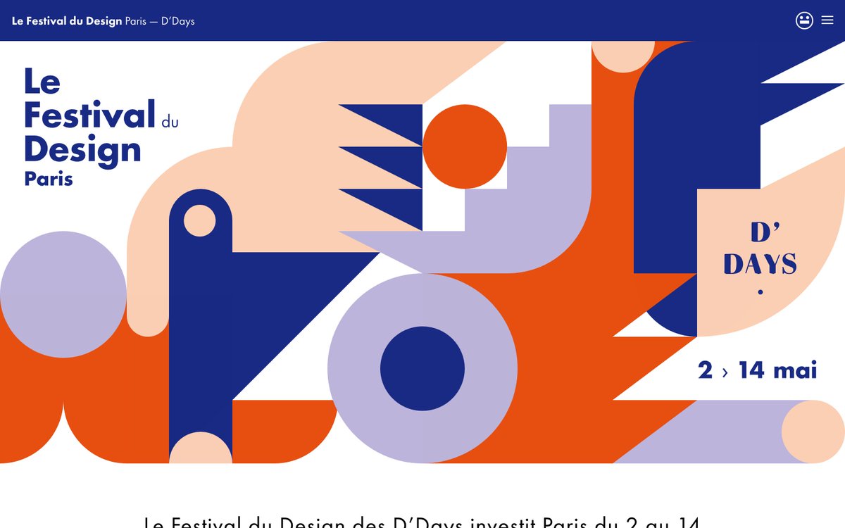 Featured Website: Le Fesitval du Design httpster.net/website/le-fes…
Kudos: <a href="/DDAYS_Paris/">D'DAYS</a> <a href="/mosne/">Mosne / Paolo Tesei</a> <a href="/studioundoredo/">undo-redo</a>