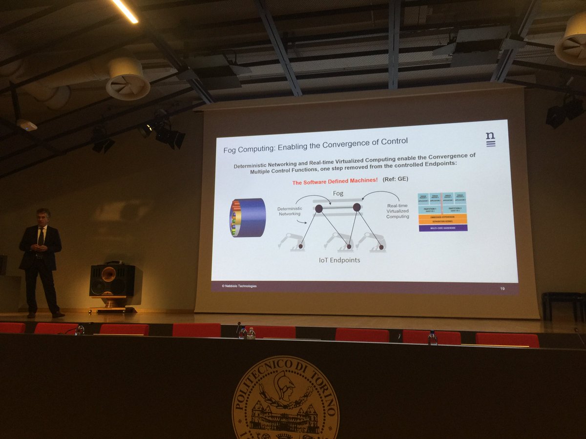 fabiogomezdiaz's tweet image. Flavio highlights how fog computing enables the convergence of control in his #compsac keynote