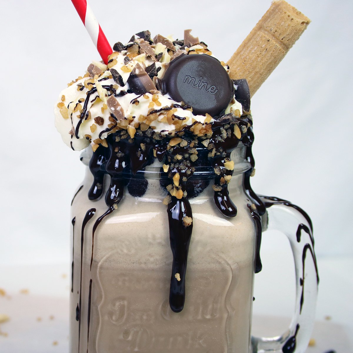 Happy #WorldChocolateDay! How to celebrate today better then with this chocolate freakshake? Cheers! #chocolateday #freakshake