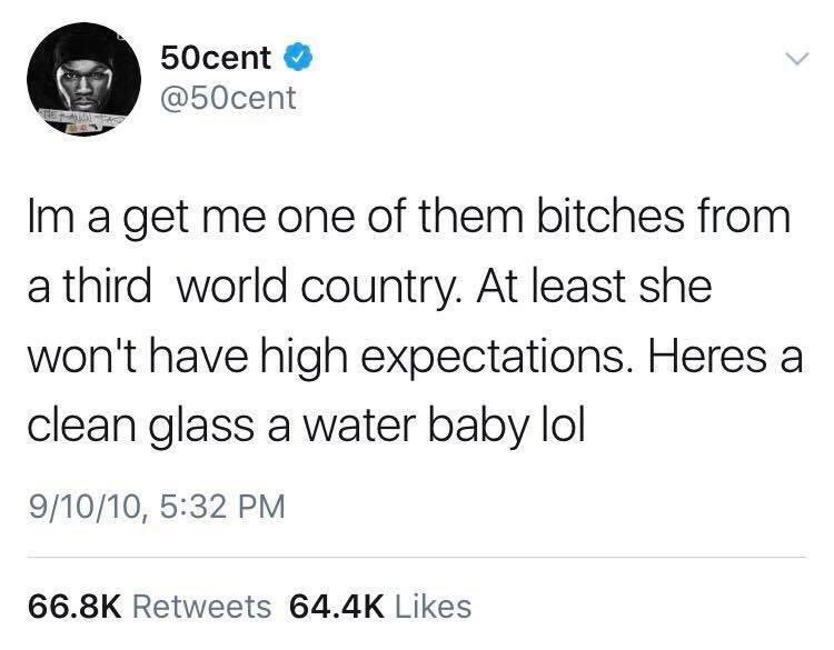 Happy bday 50 cent
here\s my fav message 