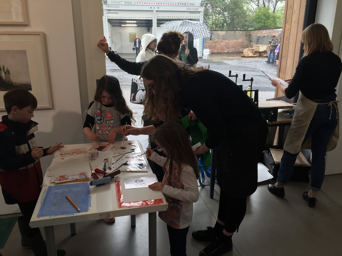 StudioPavilion's tweet image. .@KateTimney 's #dropin #workshop is now on Thursday 13 July 3-6pm in the #ARTPARK #kids #activities #printmaking #art @HouseArtLover