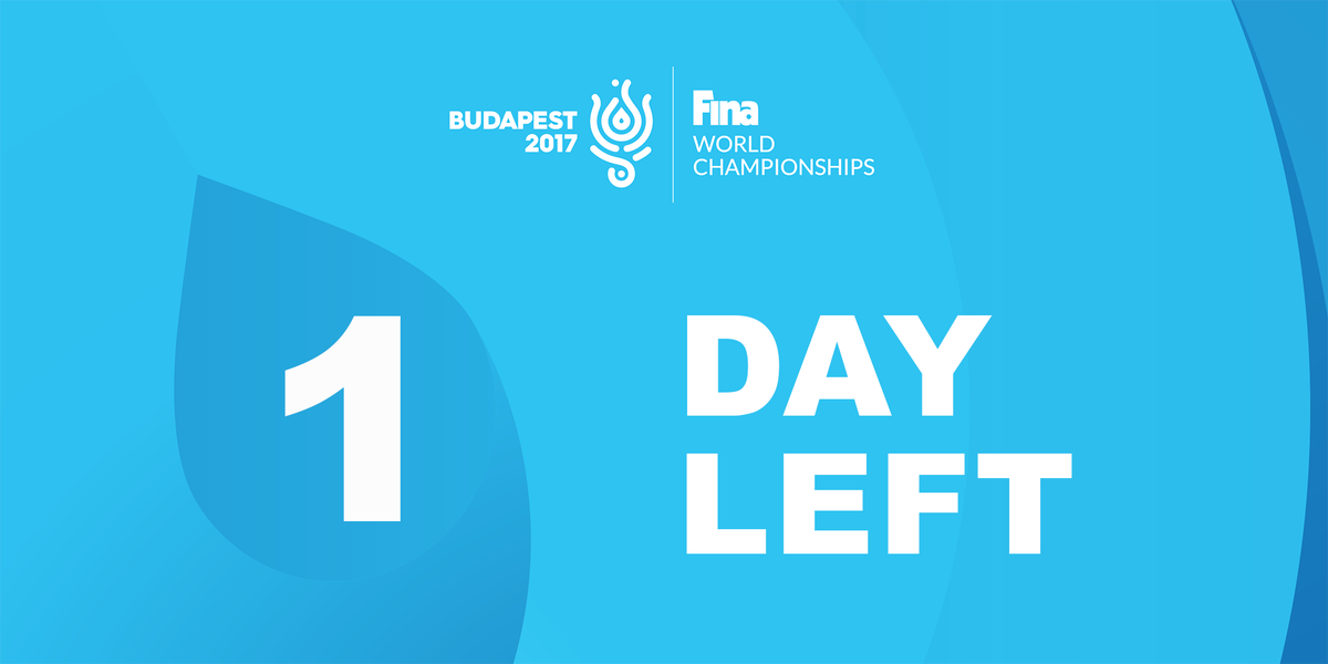 WorldAquatics's tweet photo. Are you ready? #FINABudapest2017 https://t.co/hRUjcWFE8t