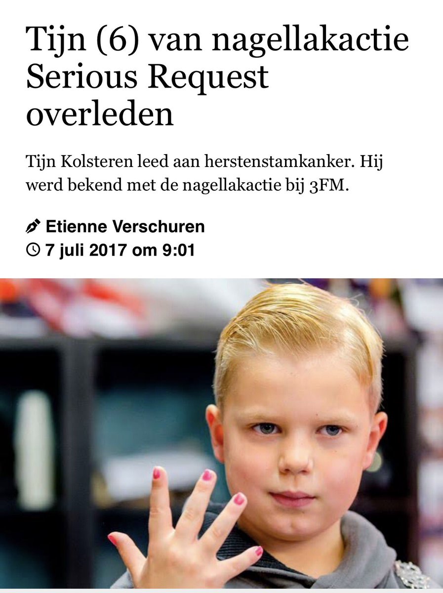 Kleine Tijn heeft met zijn actie duizenden kinderen een toekomst gegegeven, terwijl zijn toekomst onzeker was ❤️🙏🏽...Tijn is een held