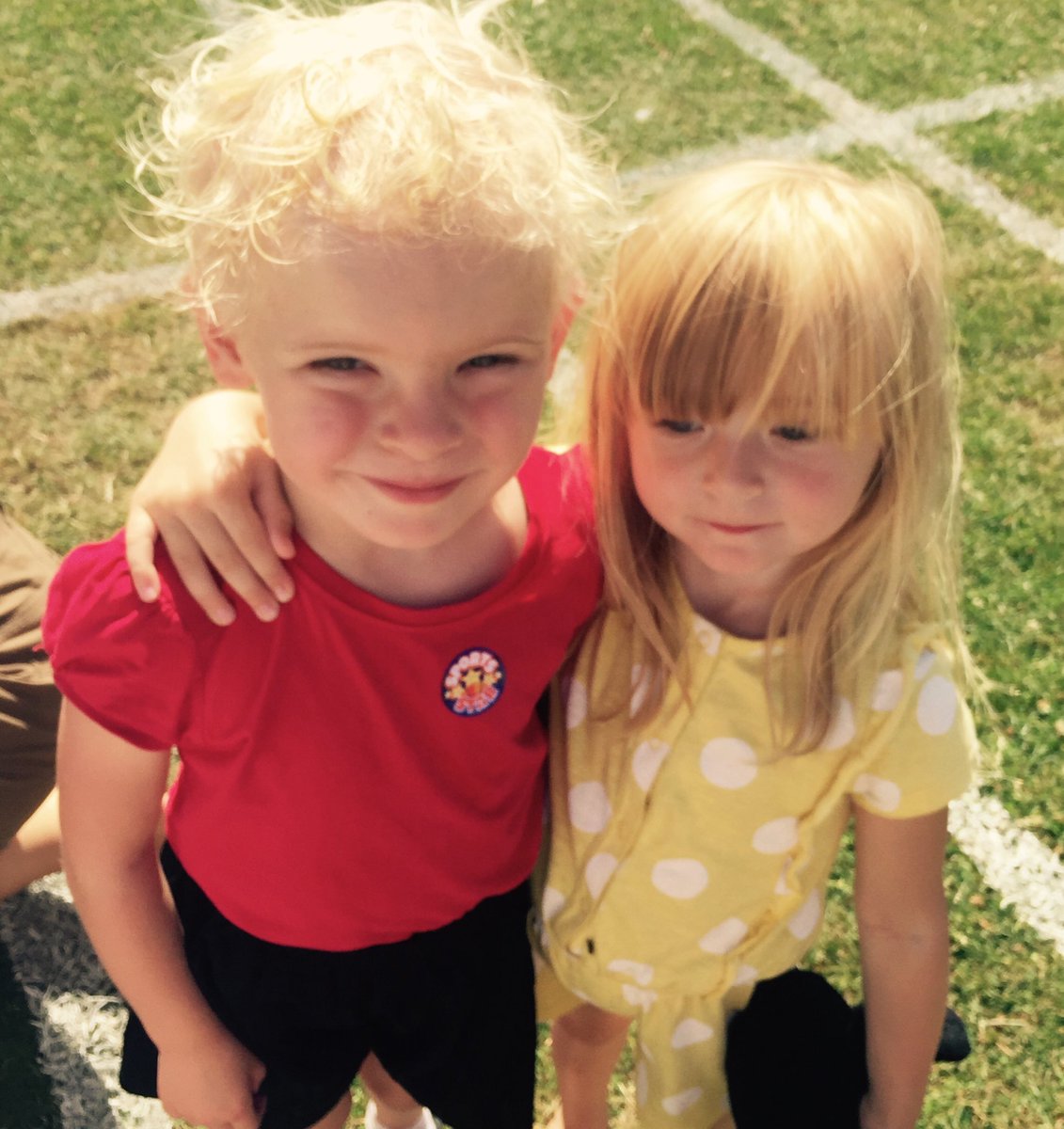Bellers77's tweet photo. #sportsday celebrations at @SnaresbrookPri ... was extremely hot (hence the crazy hair) but a really fun morning #redteamwon ππ₯π#proudmumma https://t.co/gWY4bwJgYz