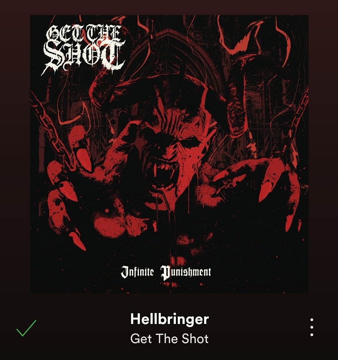 FeelingIndigo87's tweet photo. TGIF Song @gettheshothc @newdamage #GetTheShot #Hellbringer #InfinitePunishment #NewDamageRecords #QuebecHardcore #CanadianHardcore https://t.co/qD6LflfBX4