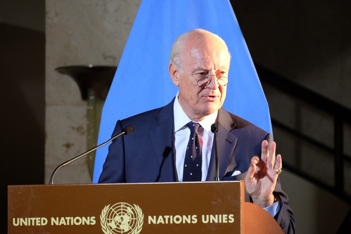 UNGeneva's tweet photo. New round of #SyriaTalks starts @UNGeneva today. Follow us for updates. https://t.co/uSDuJPgZvl