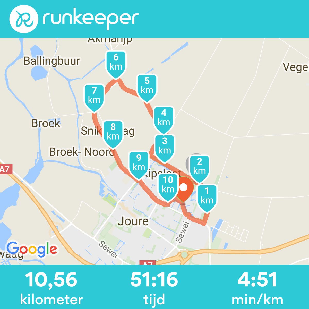 Dickschuurman1's tweet photo. Duurloopje van 10 km met 4 x 1 km op tempo. Nu op naar #swipedei https://t.co/D4XP014vHK https://t.co/t7HvHMwPFE