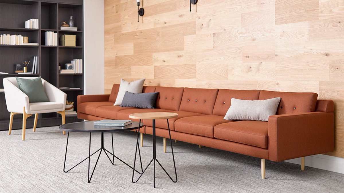 InterphaseGR's tweet photo. Combining residential &amp; commercial products to create a cozy space is one of the hottest trends that brings the home to work. #ofsbrands https://t.co/llAiW4MfzO