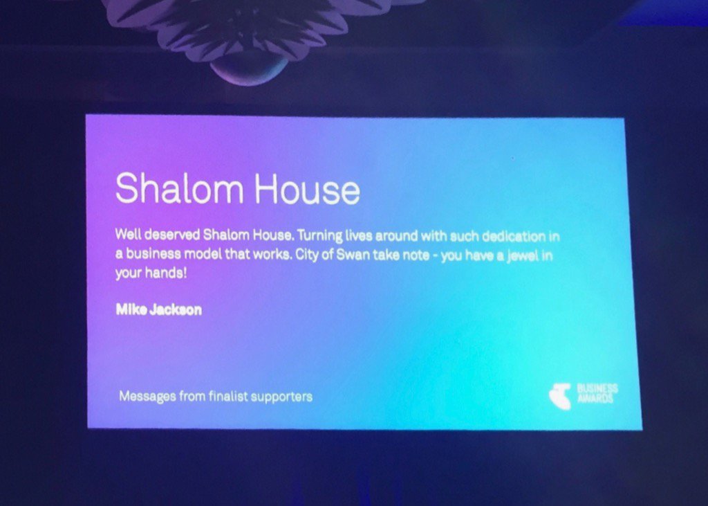 Thanks Mike Jackson! #TelstraBizAwards #Telstra #makingadifference